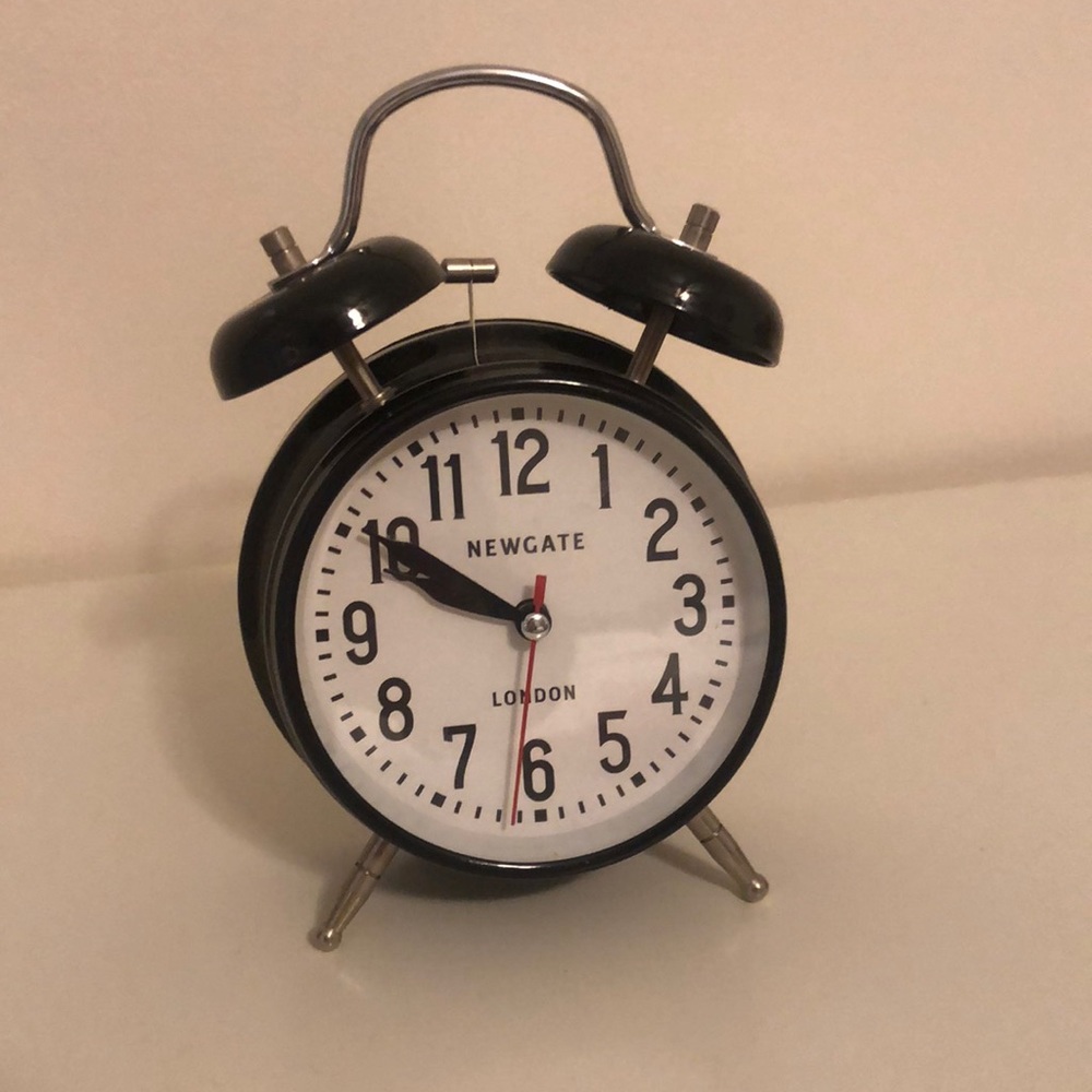 Newgate analog alarm clock from Anthropologie